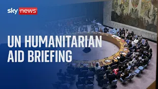 Watch: UN Humanitarian Aid Briefing