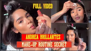 Andrea Brillantes nag-share ng video kung ano ang kanyang make-up routine.