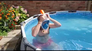 Swimming Exercise (for MS) in the Back Garden!