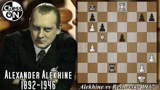 Checkmate of the day! Alekhine vs Reshevsky 1937