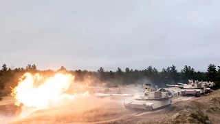 🇺🇸 American tanks train in 🇱🇻Latvia