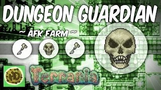 Terraria AFK Dungeon Guardian Farm | Step by Step Tutorial | Bone Key