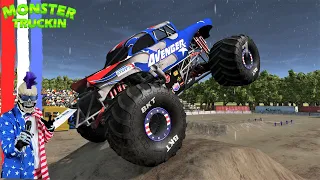 Monster Jam INSANE Freestyle and Crashes | BeamNG Drive