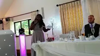 Disney themed Maid of Honour Speech