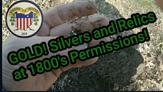 Simplex finds gold, relics and silvers. Metal detecting 1800's Ohio permissions.  Nox 800
