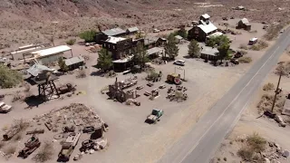 Drone Nelson Nevada Ghost Town