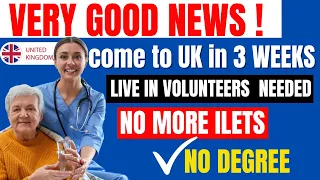 🇬🇧 NEW "Senior Carer Visa UK: Work in the UK Without IELTS ! Care Homes Hiring Senior Caregivers"