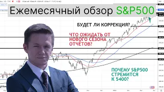 Ежемесячный обзор S&P500. Что грядёт в апреле 2024?