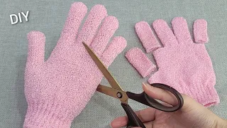 If you cut a glove like this, you will not believe the incredible results. Superb sewing idea