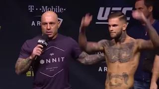 Dominick Cruz vs  Cody Garbrandt  Weigh In  UFC 207