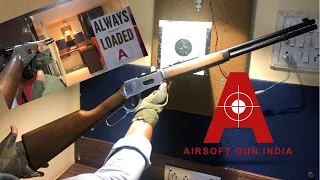 Lever Action Rifle sheel Ejecting Firing test