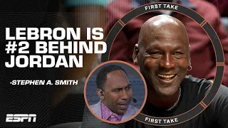Stephen A.: LeBron will always be #2️⃣ behind Michael Jordan 🐐 | First Take