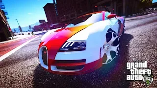 GTA 5 Mods: УСТАНОВКА АВТОМОБИЛЯ Bugatti Veyron в GTA 5 [Add-On]