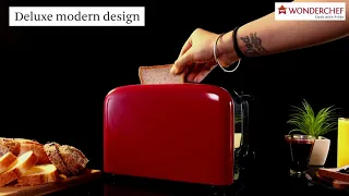 Crimson Edge Toaster | Wonderchef
