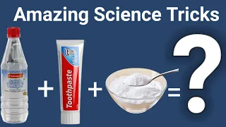 Science experiment || vinegar+thoopest +bakingsoda||  Science Tricks || experiment