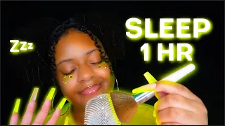 1 HOUR ASMR ♡ 99.99% of you WILL SLEEP 😴💚💤 (✨SLEEP & TINGLE✨)