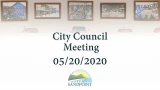 City of Sandpoint | City Council Meeting | 05/20/2020