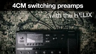 4 Cable Method Using a Real Amp and Helix Preamps