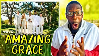 FIRST AMAZING GRACE REACTION!! | RETRO QUIN REACTS TO PENTATONIX "AMAZING GRACE" (COVER)