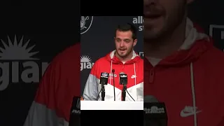 Emotional Derek Carr CRYING at Raiders Press Conference #shorts