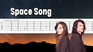 Beach House - Space Song | Easy Guitar Tabs Tutorial