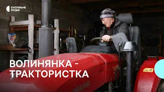 Трактористка Людмила Михальчук з Малої Глуші