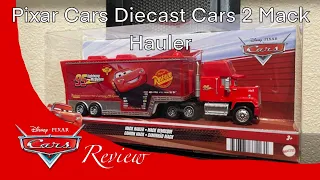 Pixar Cars Diecast Cars 2 Mack Hauler review