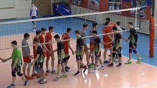 Volleyball. Boys. Game. Moscow - Kostroma oblast