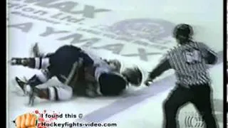 Feb 1, 2004 Nathan McIver vs John Scott Dickson Toronto St  Michaels Majors vs Windsor Spitfires OHL