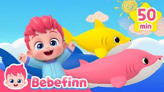 Baby Shark Doo Doo Doo | Baby Car, Morning Song +more | Bebefinn Best Kids Songs and Nursery Rhymes