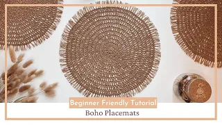 Boho Placemat - Crochet Tutorial | yarnS design