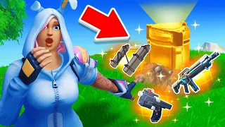 Finding the Mythic COMBAT CACHE in Fortnite!