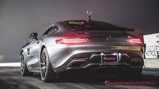 Weistec AMG GT-S Stock Baseline Quarter Mile Drag Race Run