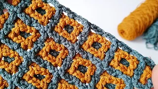 Two-tone Fillet Mesh/two-tone crochet pattern