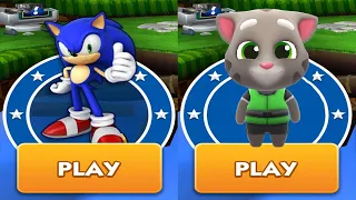 Sonic Dash vs Tom Jetski 2 iPad Gameplay HD