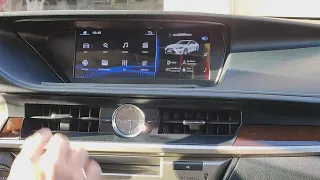 10.25" Lexus ES 350 Head Unit Upgrade Android Navigation Screen