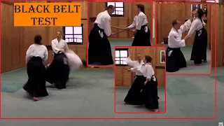 Black Belt Test Aikido - Sandan (3. Dan) - Auditor Toshiro Suga Shihan and Pierre Congard