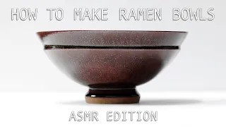 How to Make Handmade Pottery Ramen Bowls — ASMR Edition