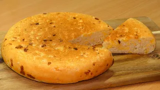 Delicious Cheese Bread (No Oven, No Knead, No Egg) Best Frying Pan Bread