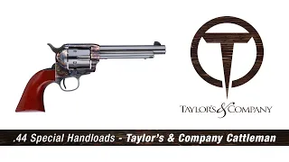 Handloading the .44 Special in a Taylor's & Company Cattleman Revolver