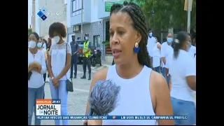 Familiares e amigos de Zenira Gomes, assassinada na Praia, promovem marcha de homenagem