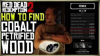 HOW TO GET THE COBALT PETRIFIED WOOD FOR THE BOAR TUSK TALISMAN - RED DEAD REDEMPTION 2