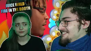 Me and my sister watch Juice WRLD - Fire In The Booth (Reaction)