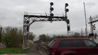 Trains At Romulus and Wayne Michigan