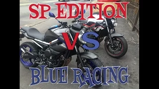 BRNO13 #RACHA NA BR XJ WHITE RED EDITION VS XJ BLUE RACING