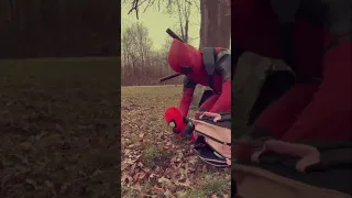 Spiderman Vs Deadpool Pt. 2! Like and follow for Pt. 3❤️💙 #shorts