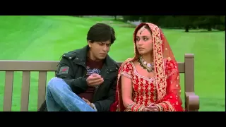 Kabhi Alvida Naa Kehna - Shahrukh & Rani first Meeting on bench with Title Sad Song 2 - High Quality