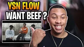 YSN Flow - “Want Beef?” ft. BaeBae Savo (Official Music Video) Reaction Video