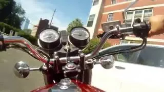 1977 KZ650 test ride 10,000RPM