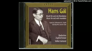 Gal, Sinfonietta Nr 2 e moll op 86. Badisches Zupforchester